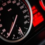 speedometer of a car